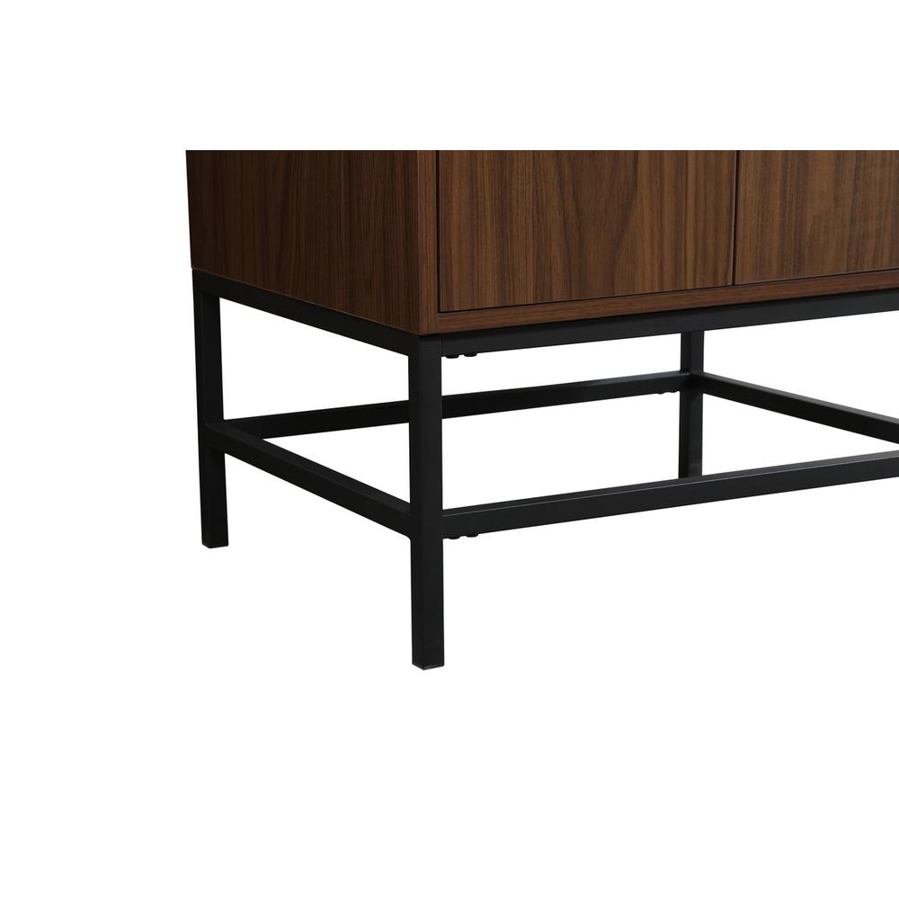 24 inch Single bathroom vanity in walnut. Picture 13