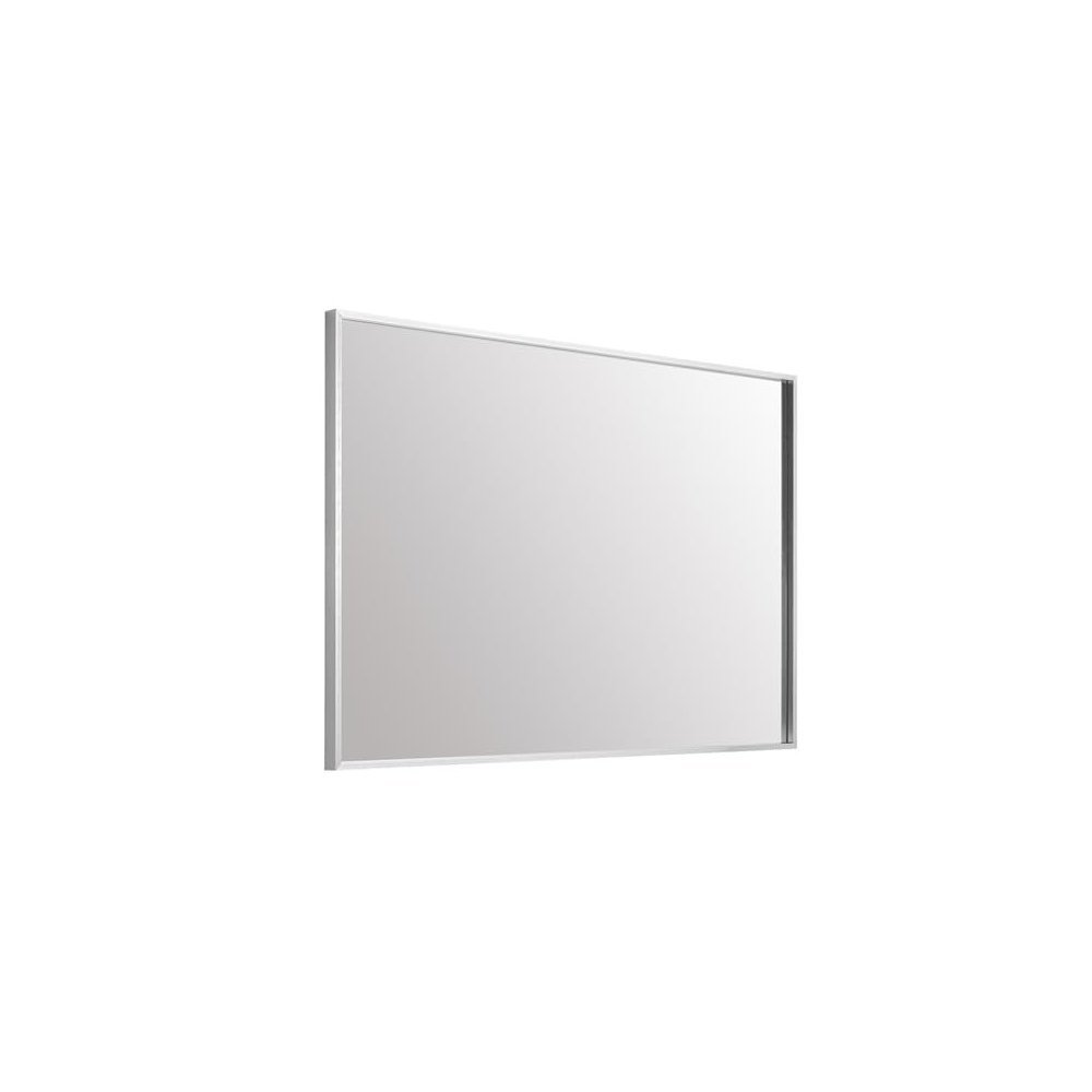 Aluminum Frame Rectangle Mirror 24x36 In Silver. Picture 3