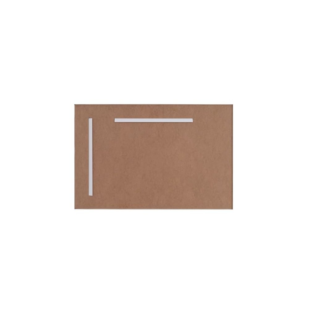 Aluminum Frame Rectangle Mirror 24x36 In Gold. Picture 4