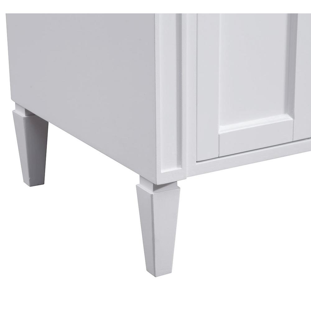 24 In. Single Bathroom Vanity Set In White. Picture 6