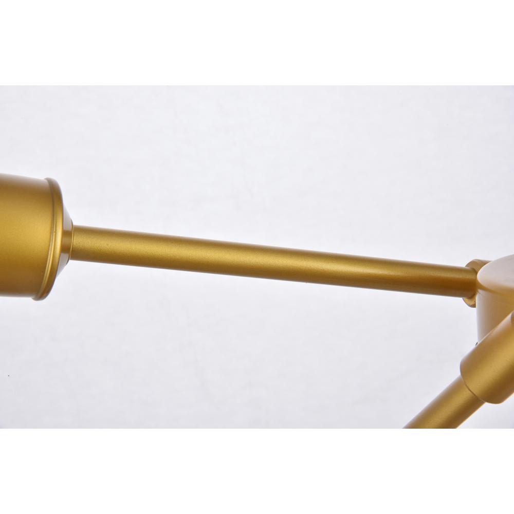 Axel 6 Lights Brass Pendant. Picture 6