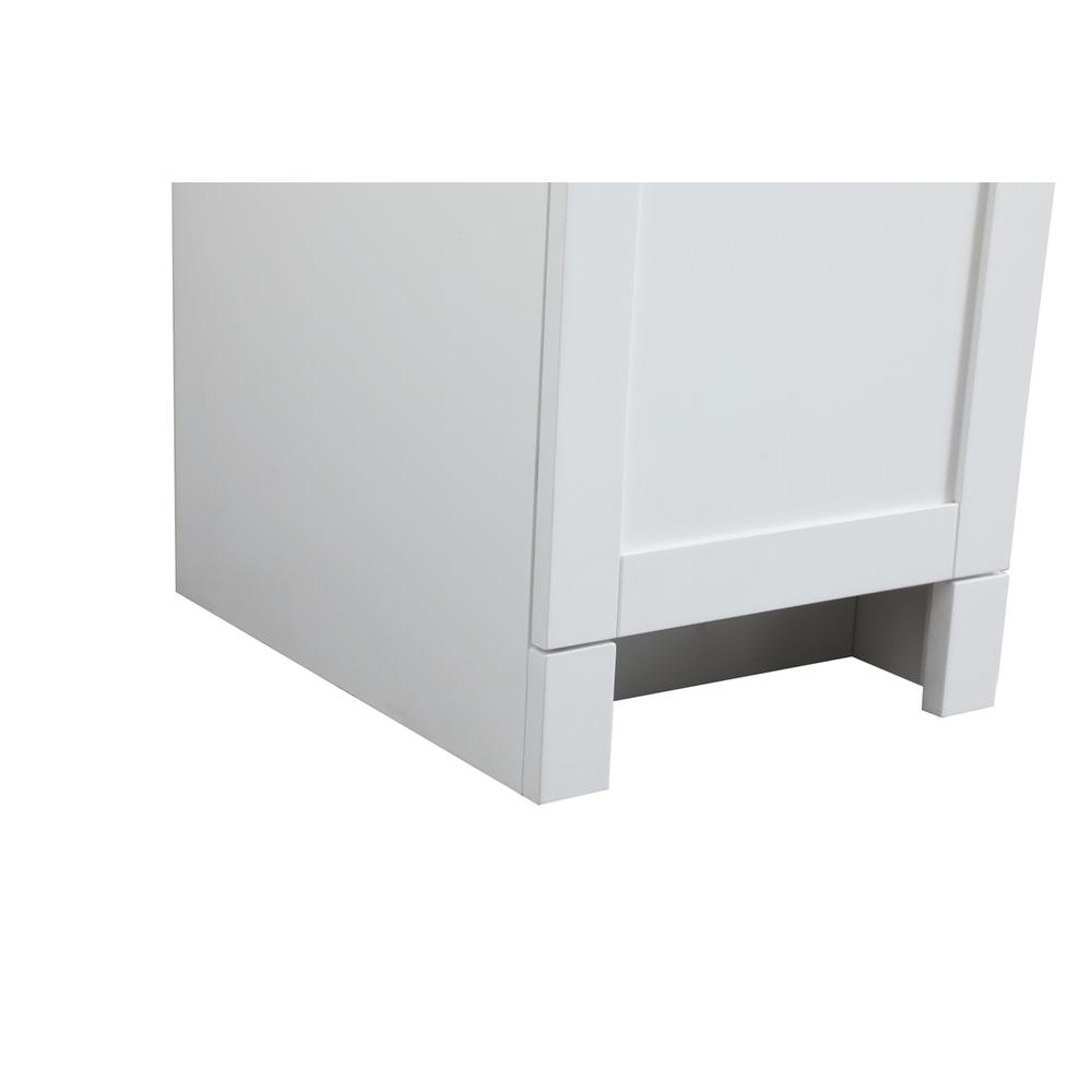 60 Inch ADA Compliant Bathroom Vanity In White. Picture 13
