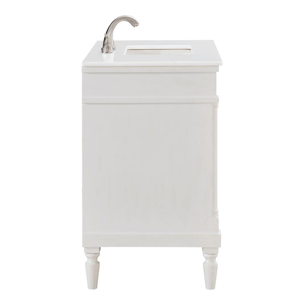 36 inch Single Bathroom vanity in Antique White. Picture 7