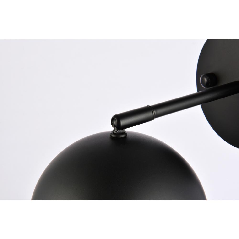 Othello 1 light black wall sconce. Picture 4