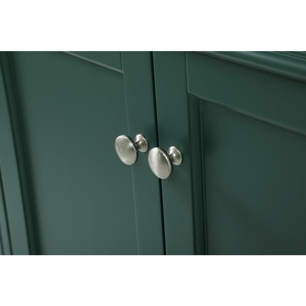 60 inch Single bathroom vanity in green. Picture 12