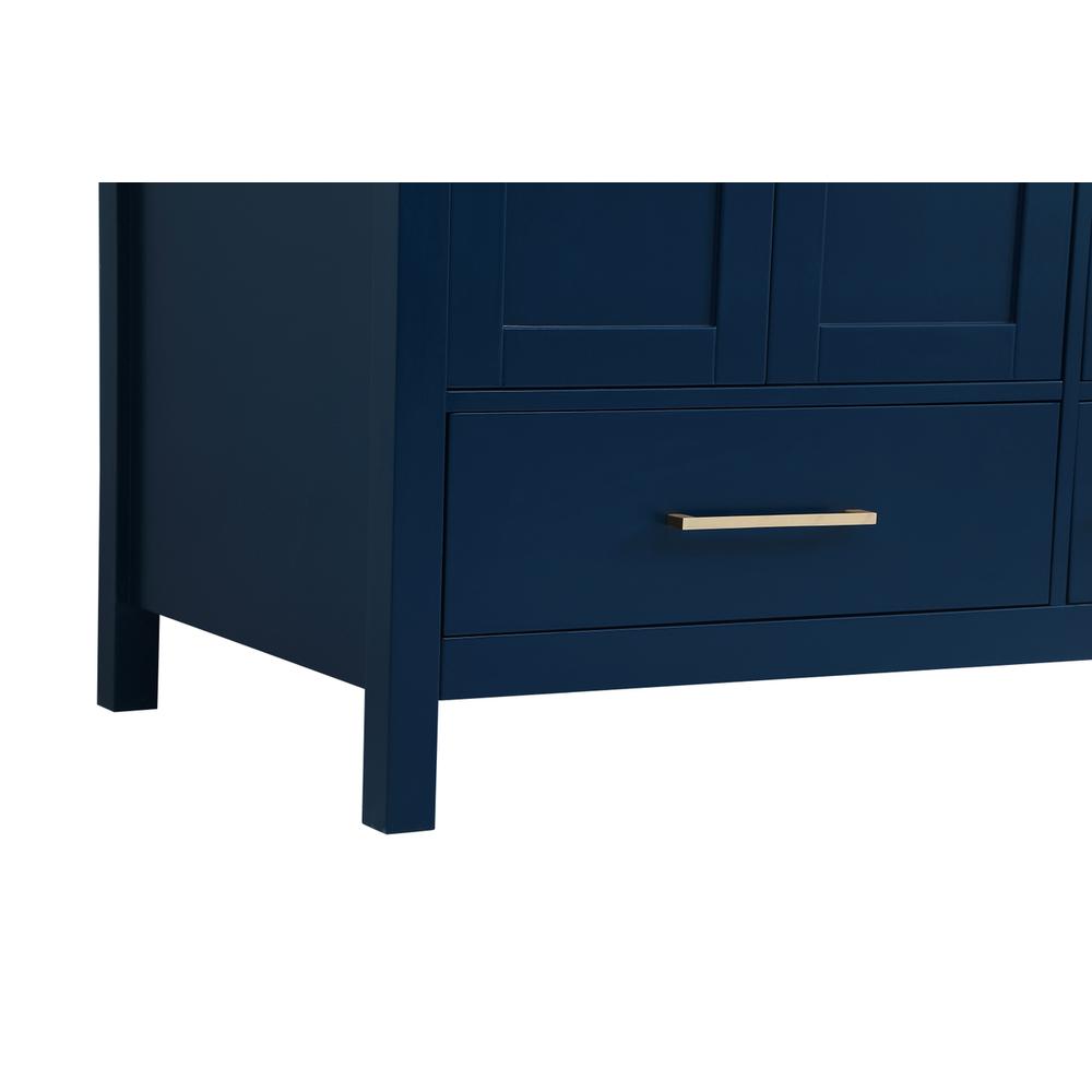 36 inch Single Bathroom Vanity in Blue. Picture 10