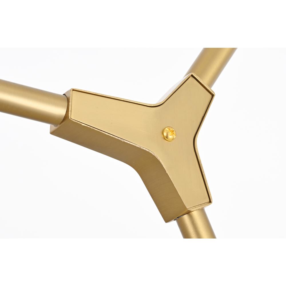 Zayne 4 Light Pendant in Gold. Picture 5