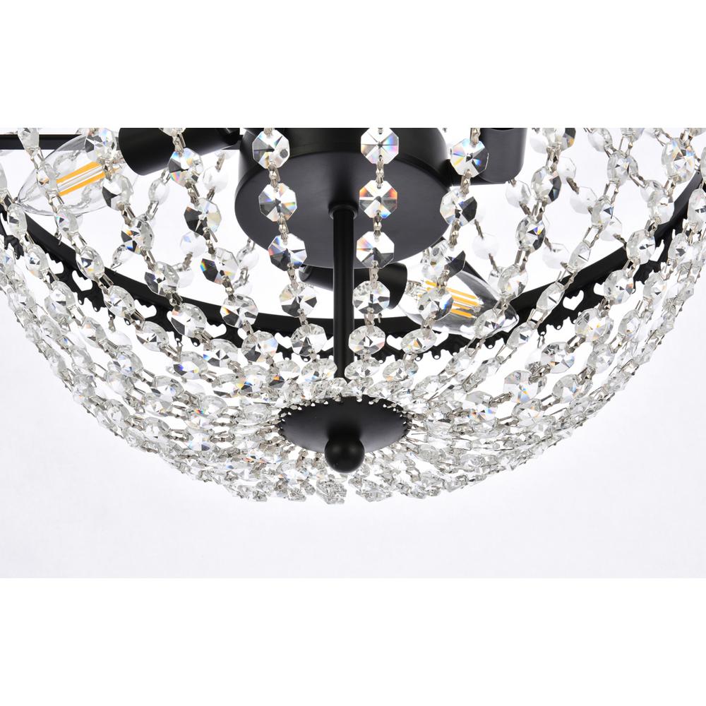 Valeria 14 inch pendant in black. Picture 3