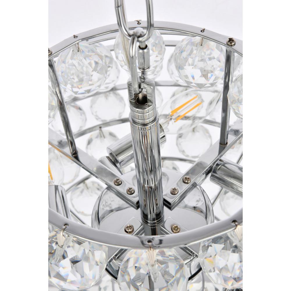 Savannah 18 inch pendant in chrome. Picture 5