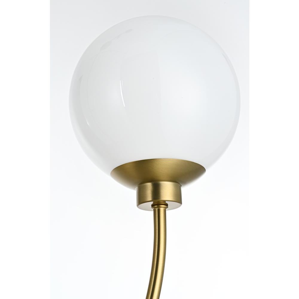 Nyomi 30 inch chandelier in Satin Gold. Picture 3