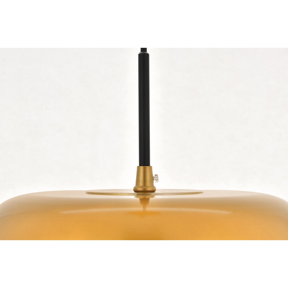 Etude 1 Light Satin Gold Pendant. Picture 9