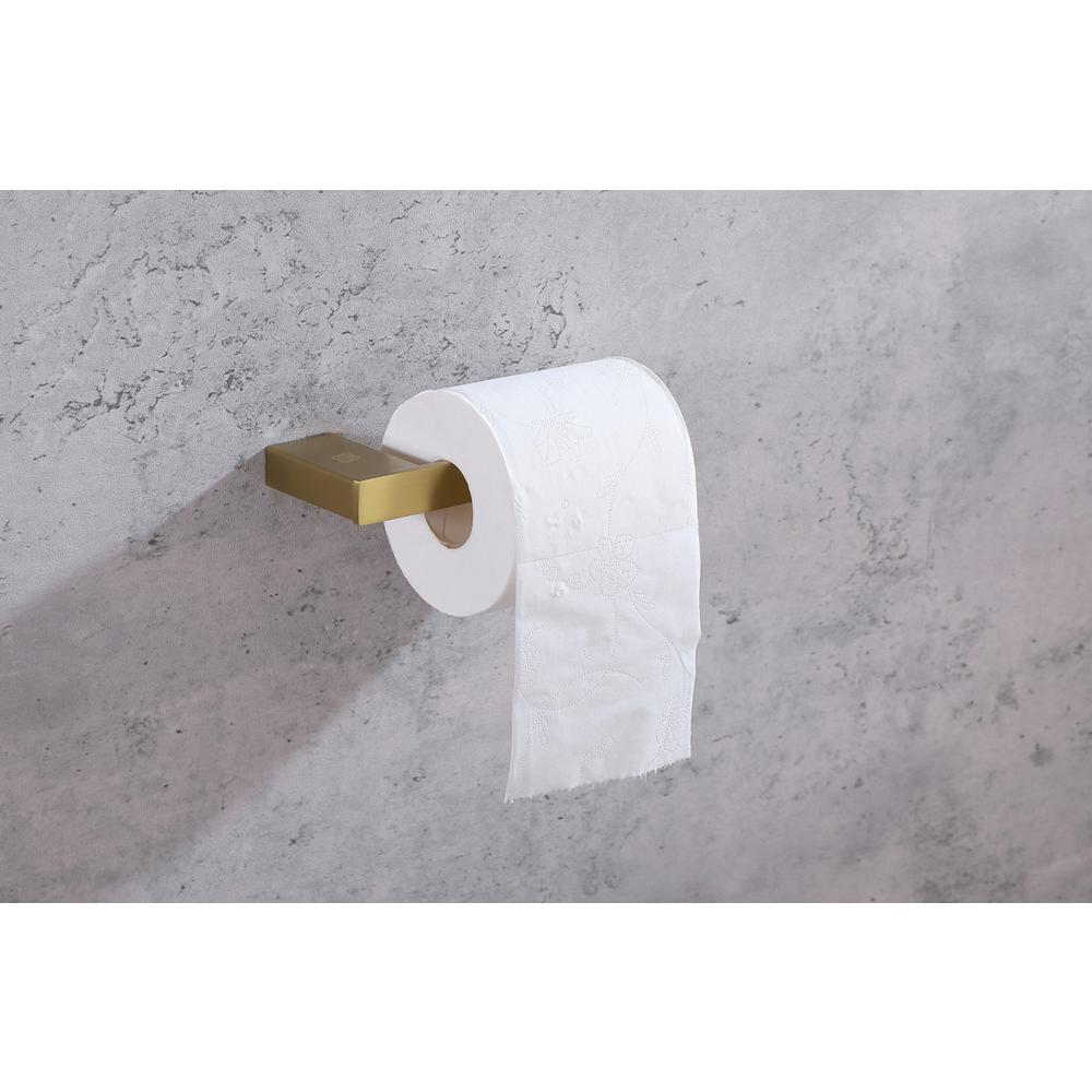 Sofia 4-Piece Bathroom Hardware Set in Brushed Gold. Picture 4