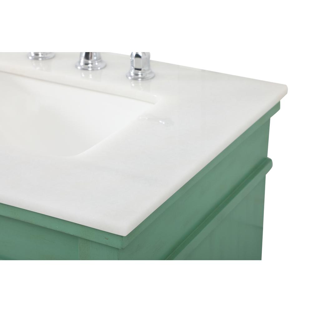 60 inch double bathroom vanity in vintage mint. Picture 11