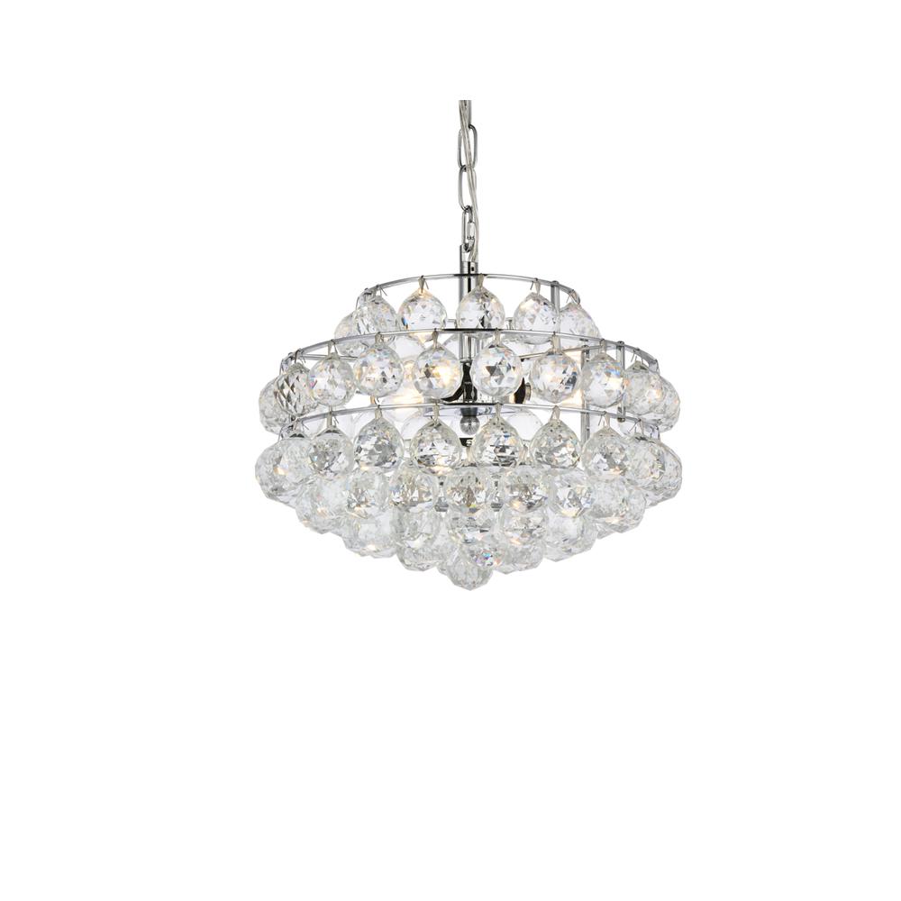 Savannah 14 inch pendant in chrome. Picture 2