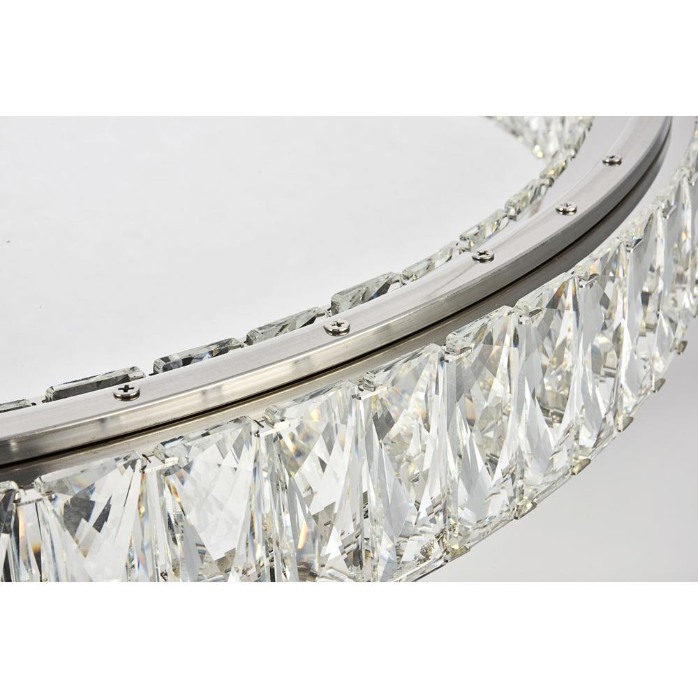 Monroe Integrated LED chip light Chrome Chandelier Clear Royal Cut Crystal. Picture 3