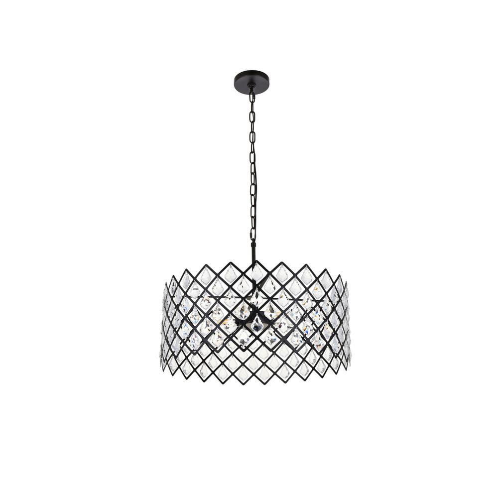 Lyla 21 inch pendant in black. Picture 6