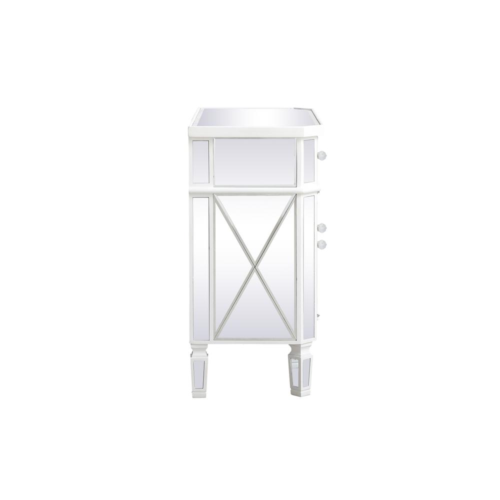32 inch mirrored cabinet in antique white. Picture 9