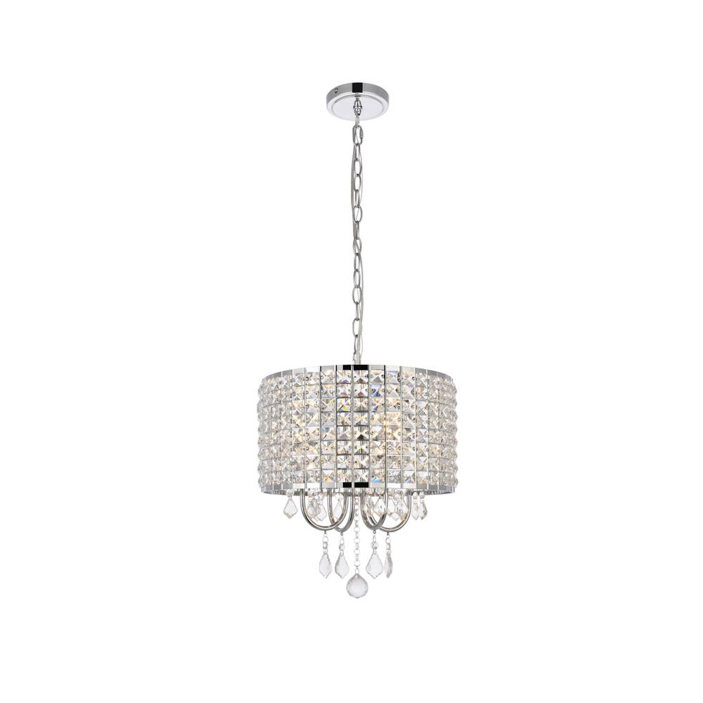 Elise 14 inch pendant in chrome. Picture 1