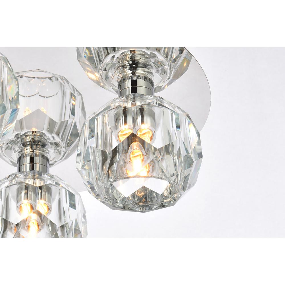 Graham 4 Light Ceiling Lamp in Chrome. Picture 3