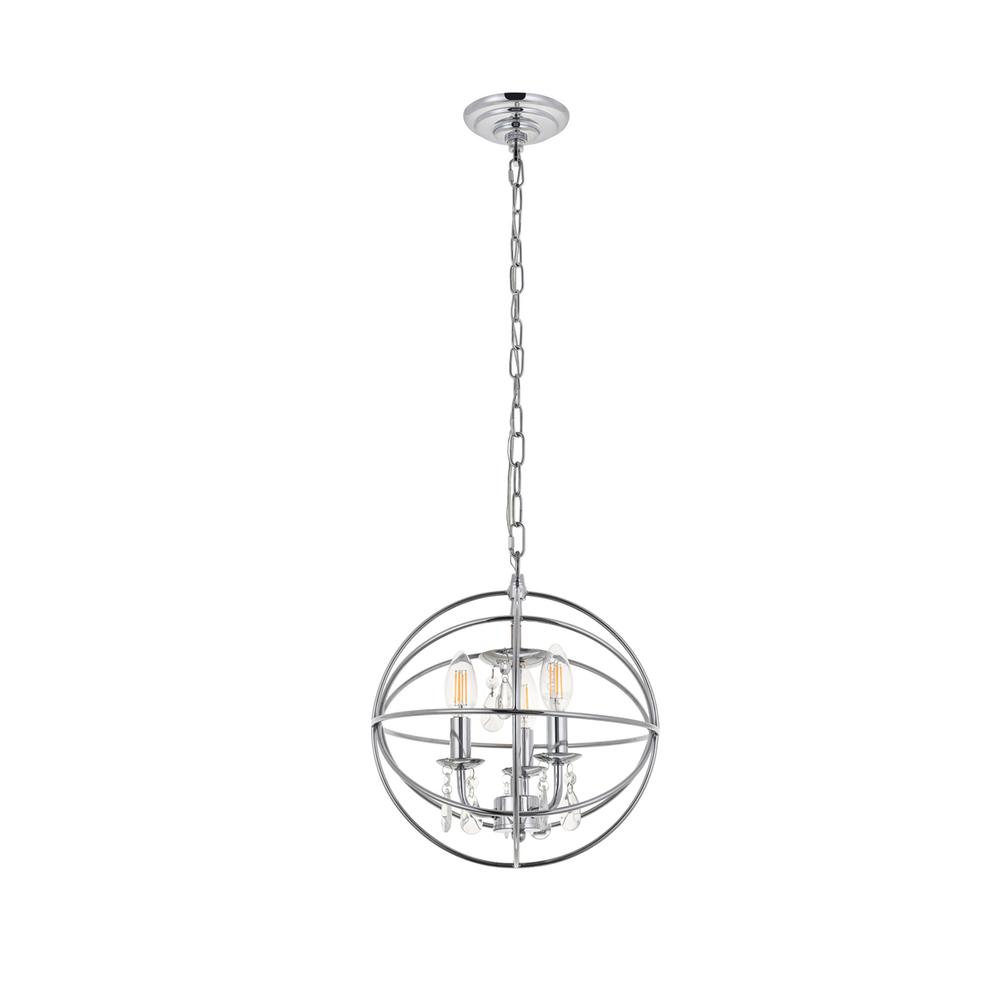Wallace 3 light Chrome Pendant. Picture 7