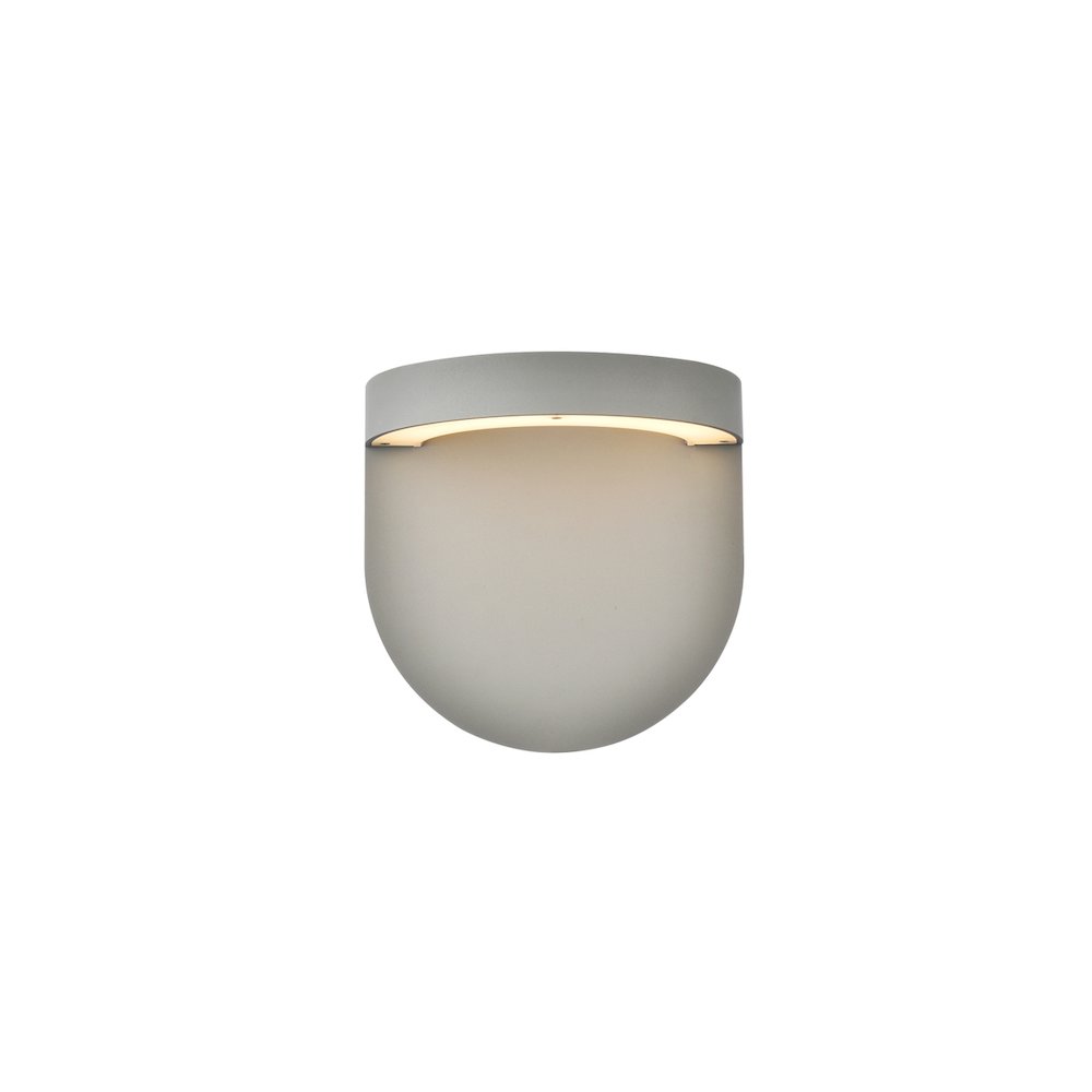 Raine Integrated Led Wall Sconce  In Silver. Picture 1