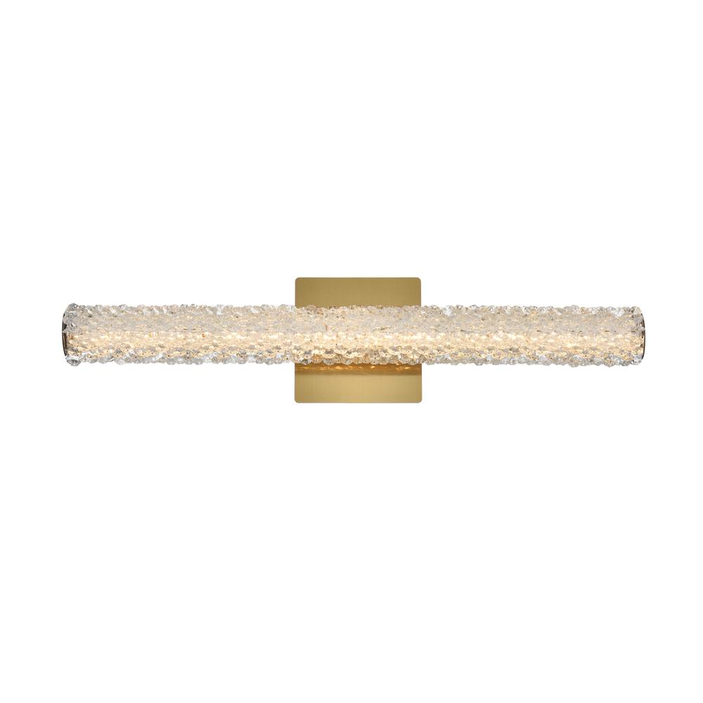 Bowen 24 inch Adjustable LED Wall Sconce in Satin Gold. Picture 1