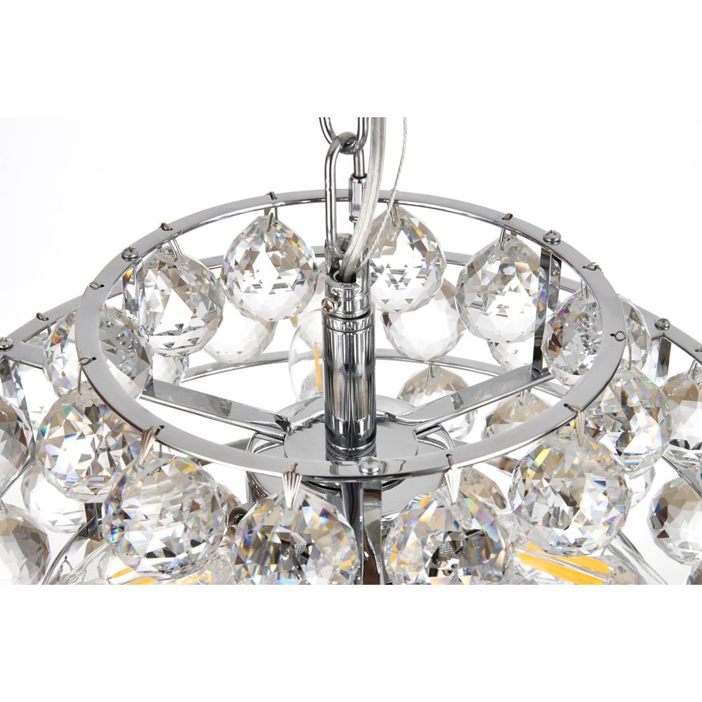 Savannah 14 inch pendant in chrome. Picture 5