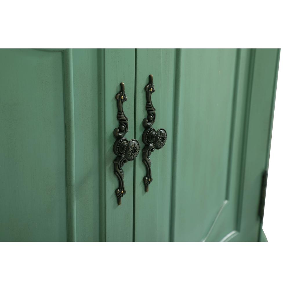 32 inch Single Bathroom vanity in vintage mint. Picture 12
