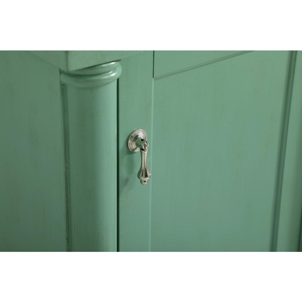 18.5 inch Single Bathroom vanity in vintage mint. Picture 12