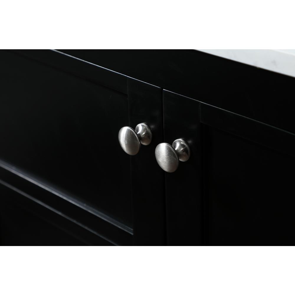 60 inch Single bathroom vanity in black. Picture 12
