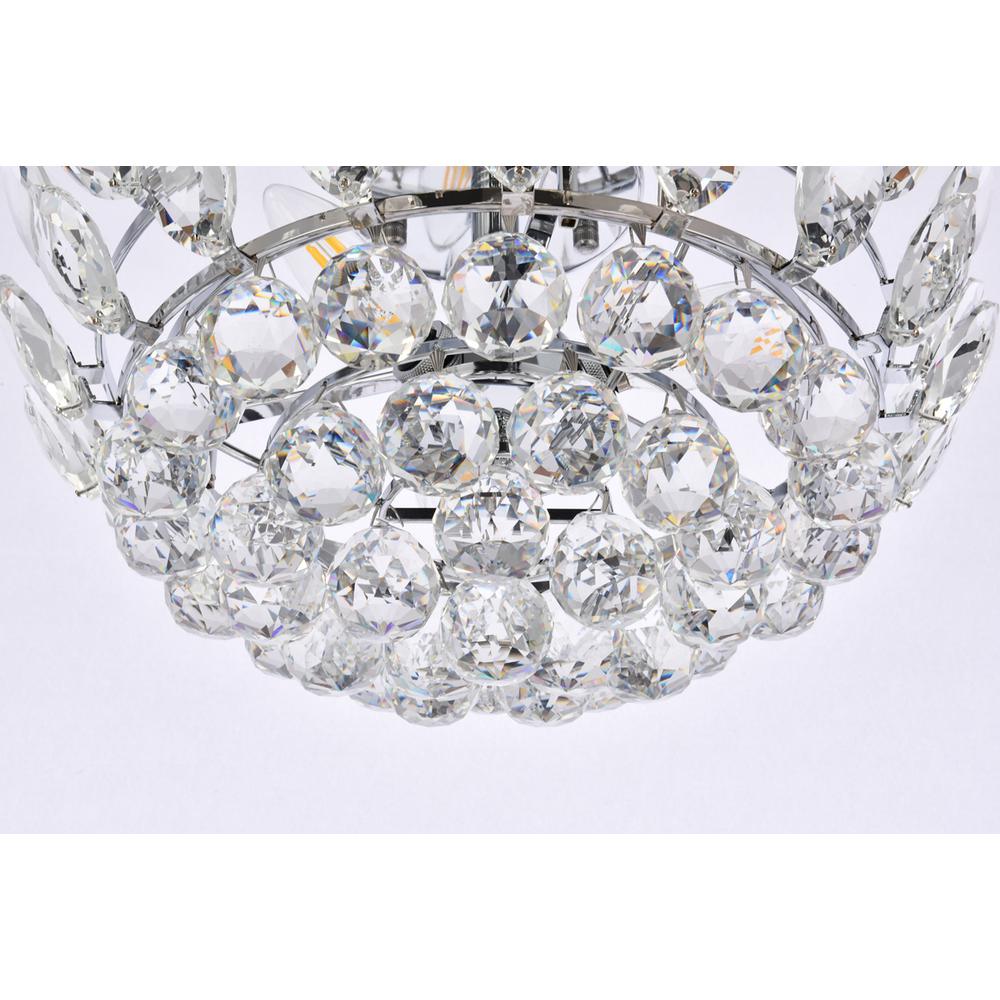 Emilia 16 inch flush mount in chrome. Picture 3