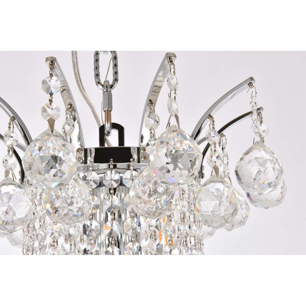 Toureg 16 light Chrome Chandelier Clear Royal Cut Crystal. Picture 5