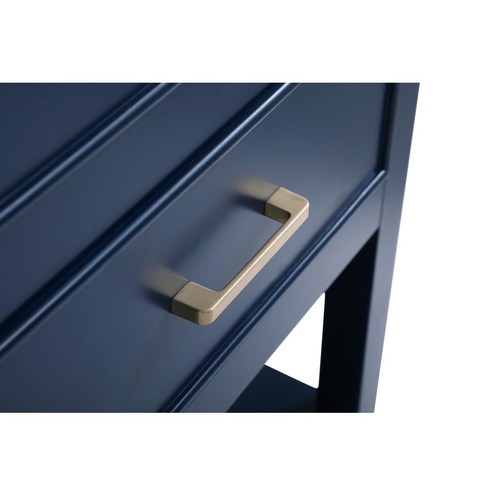 36 inch Single bathroom vanity in blue with backsplash. Picture 12