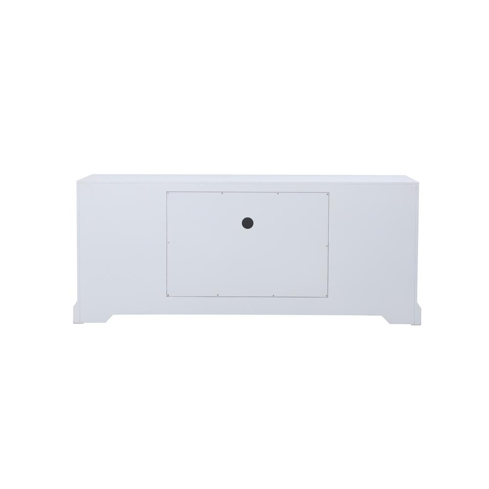 60 in. mirrored TV stand in white. Picture 9
