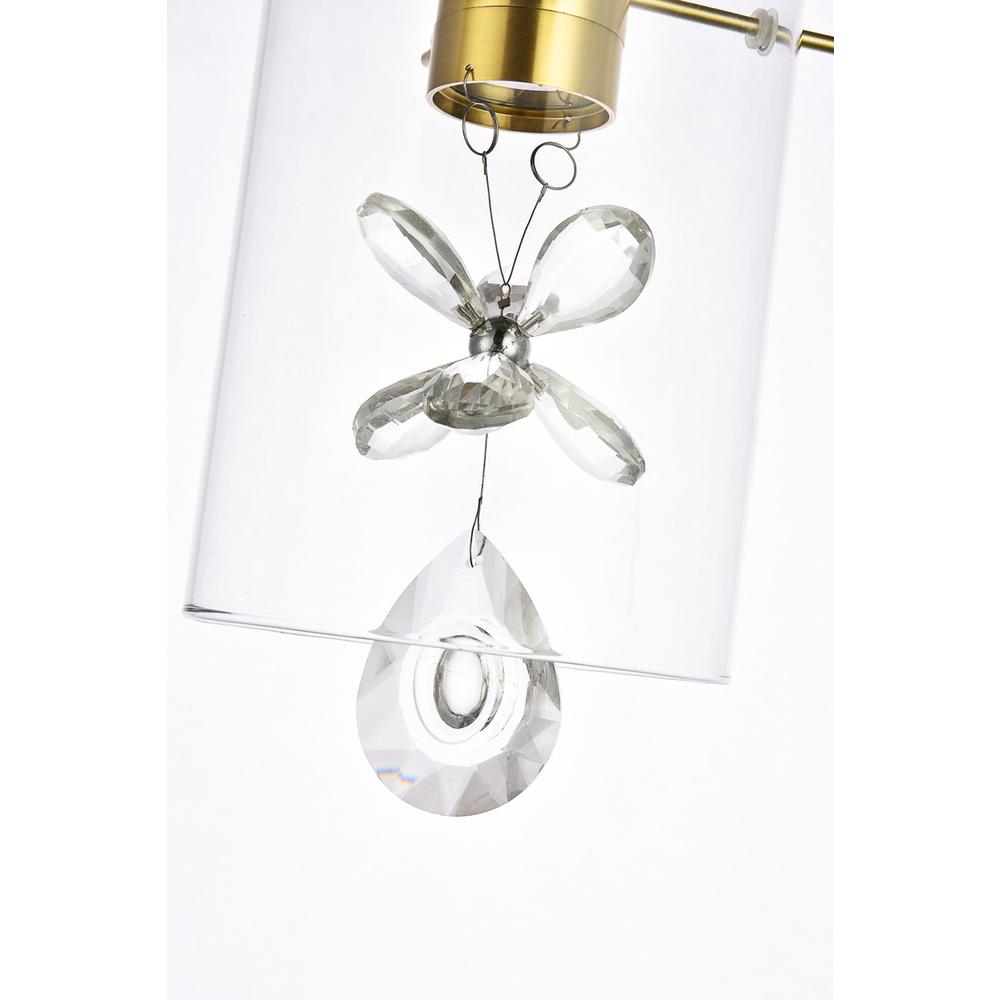 Hana 1 light Gold Pendant. Picture 5