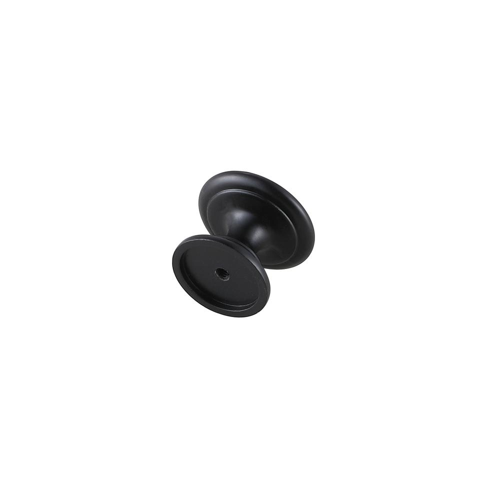 Kaid 1.2" Diameter Matte Black Mushroom Knob Multipack (Set of 10). Picture 4
