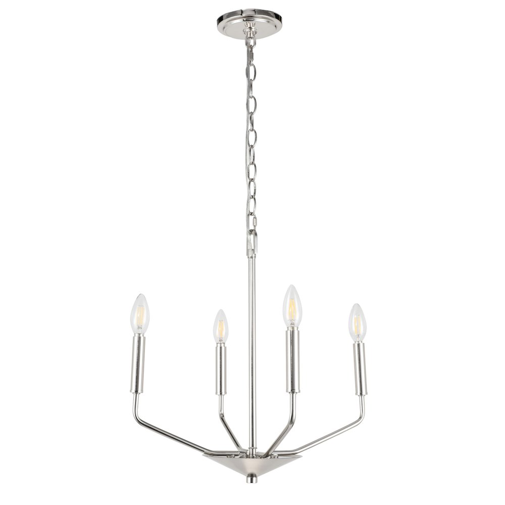 Enzo 4 Light Chrome Pendant. Picture 3