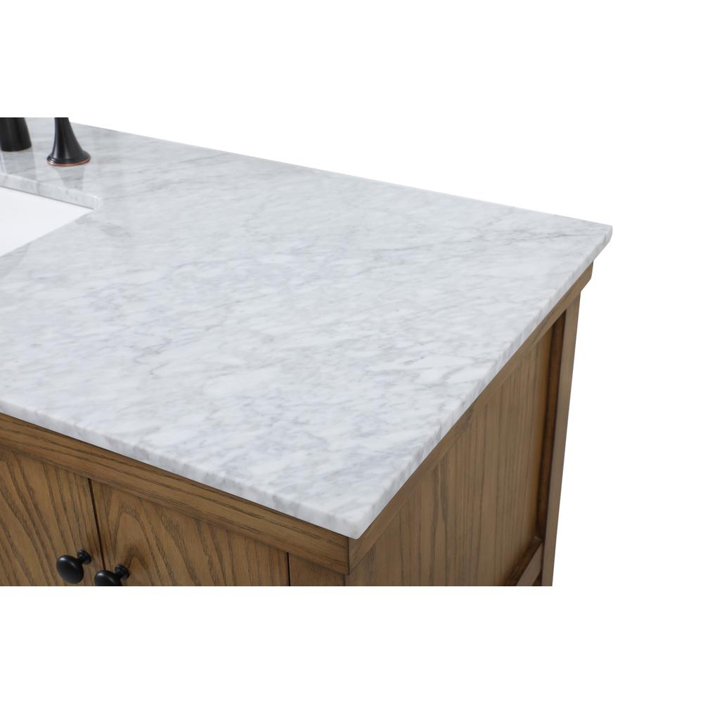 60 inch Single bathroom vanity in driftwood. Picture 11