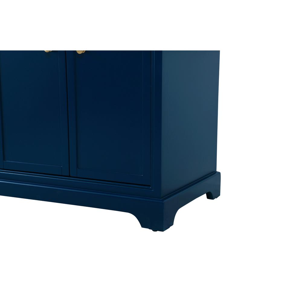 72 inch double bathroom vanity in blue. Picture 13