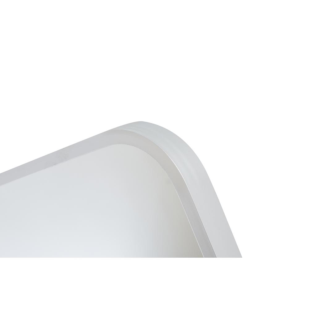 Soft Corner Pivot Mirror 20X24 Inch In Silver. Picture 4
