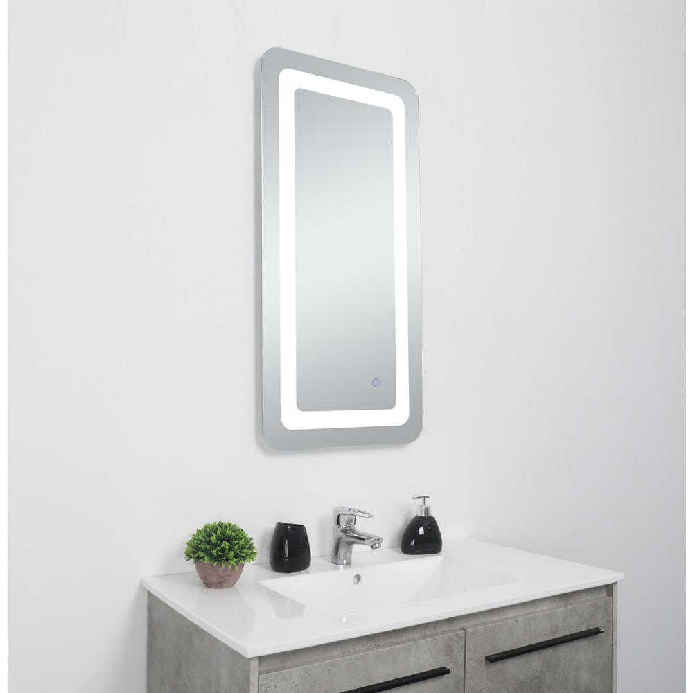 Genesis 18in x 36in soft edge LED mirror. Picture 4