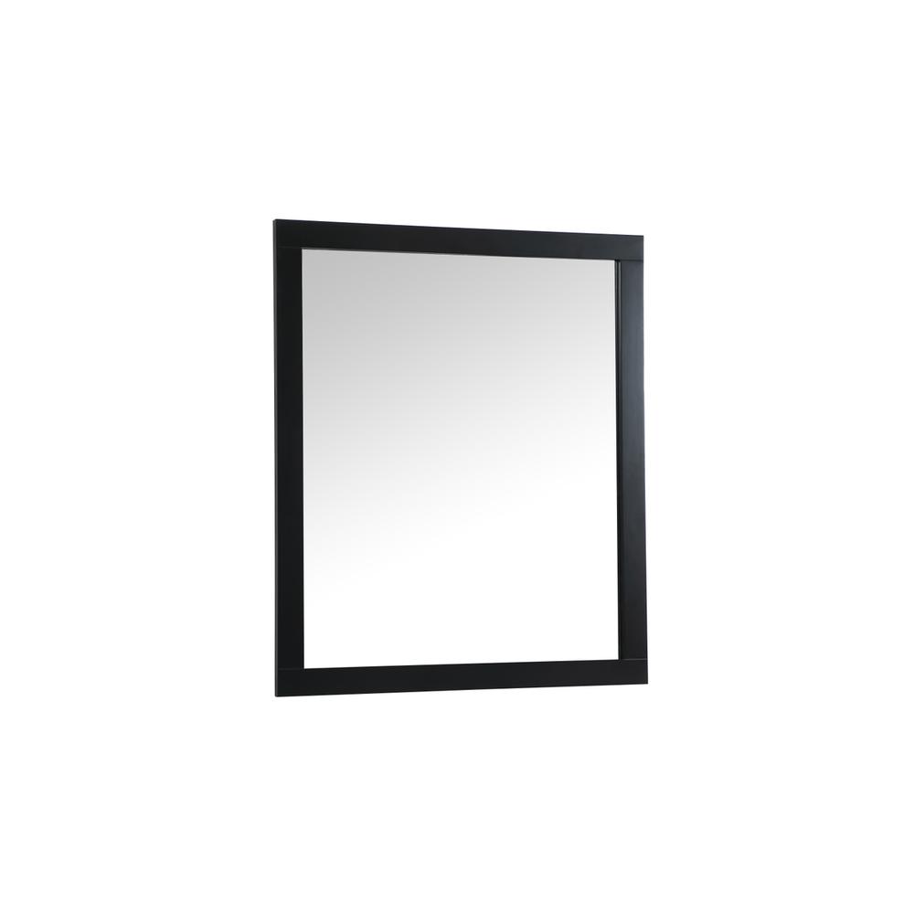 Aqua vanity mirror 42x36 inch in black. Picture 7