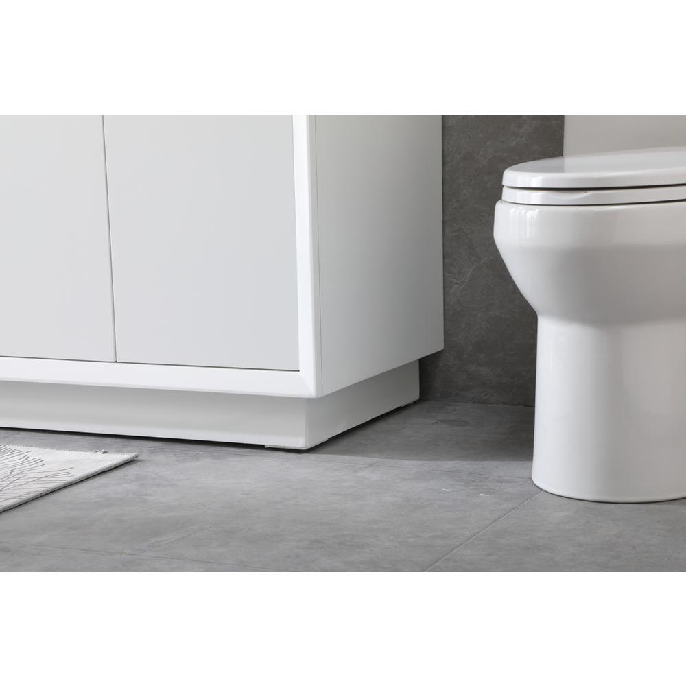 72 Inch Double Bathroom Vanity In White. Picture 6