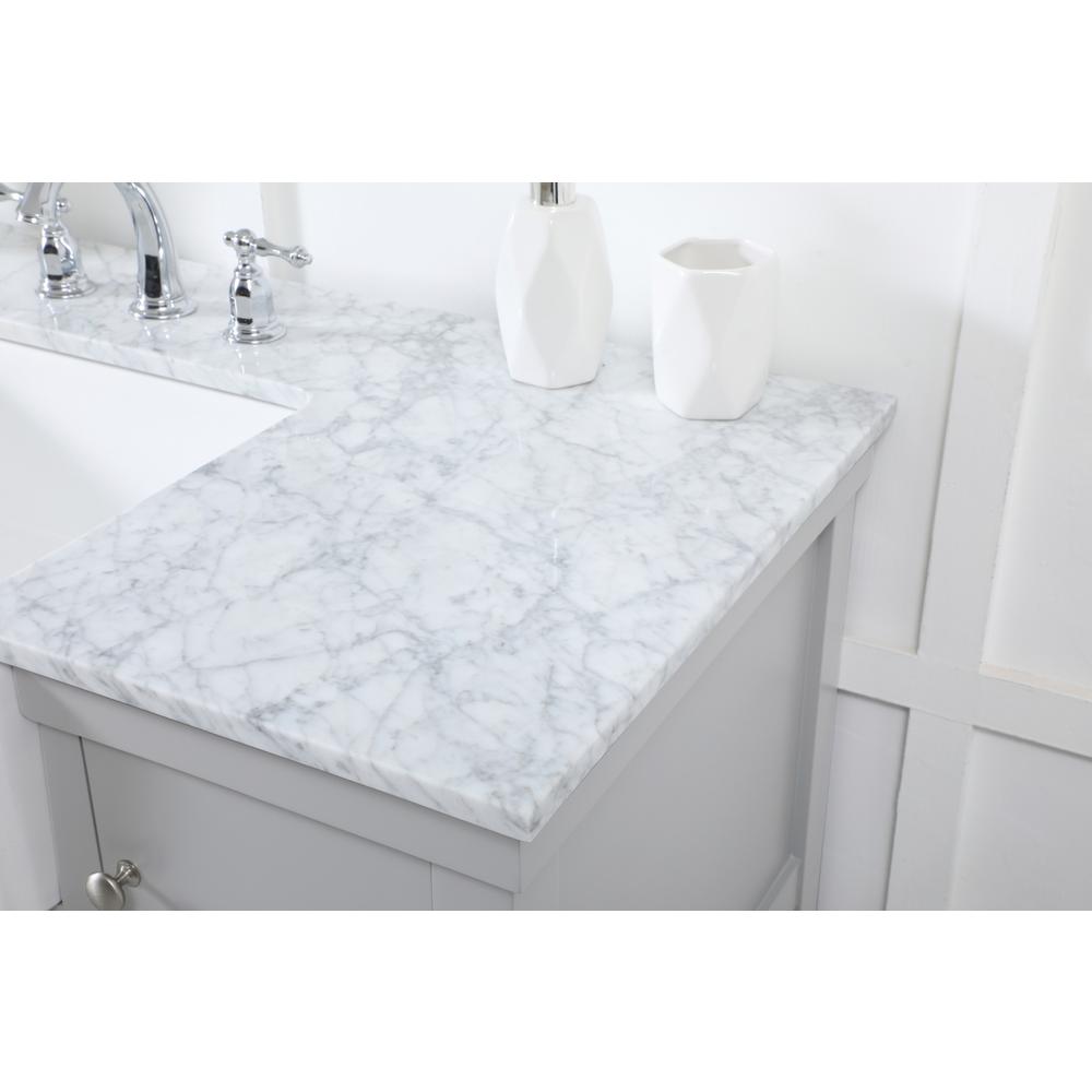 48 inch Single bathroom vanity in grey. Picture 5