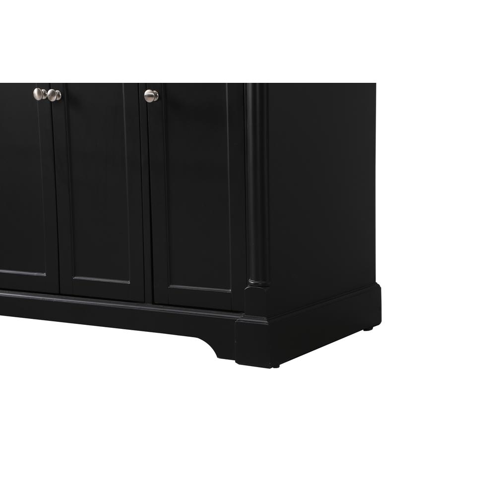 48 inch Single bathroom vanity set in black. Picture 13