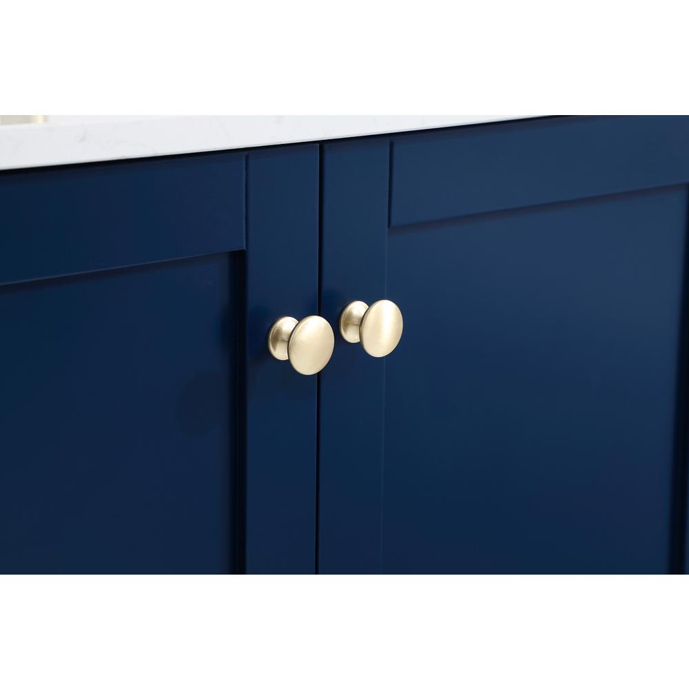 30 inch Single Bathroom Vanity in Blue. Picture 12