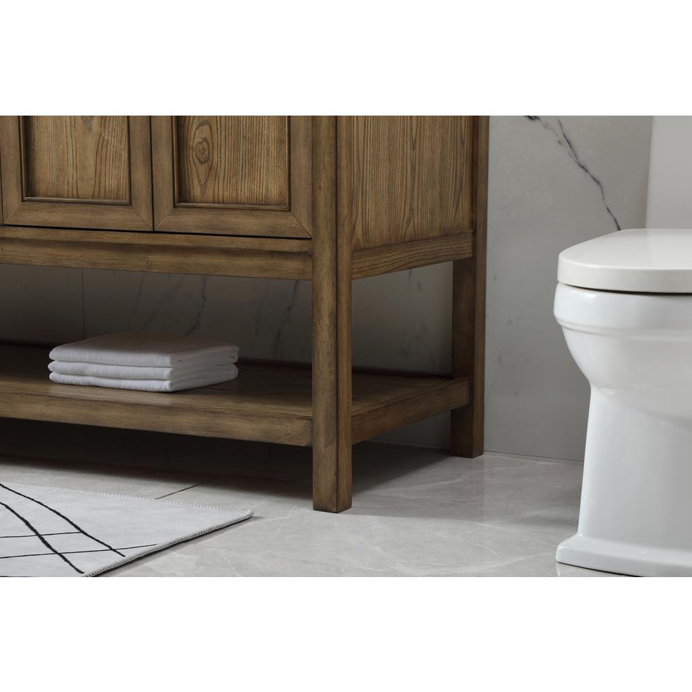 72 inch double bathroom vanity in driftwood. Picture 6