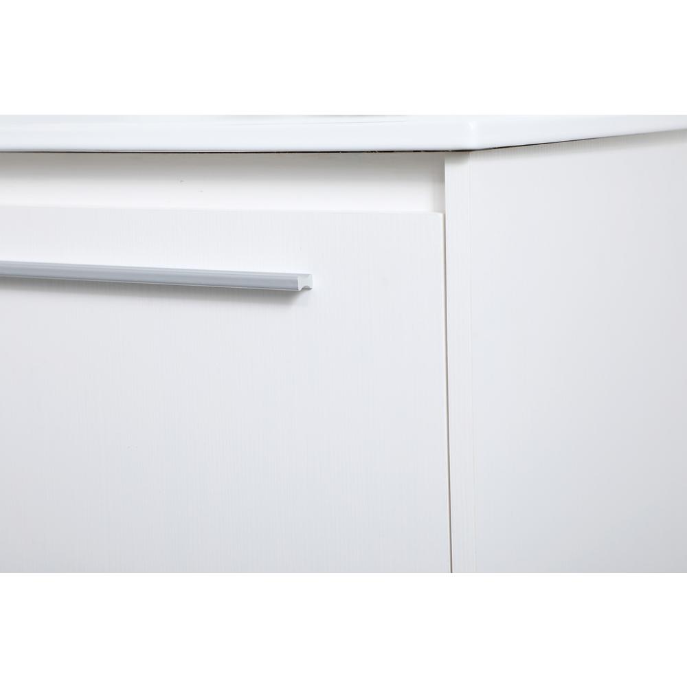 24 inch  Single Bathroom Floating Vanity in White. Picture 5