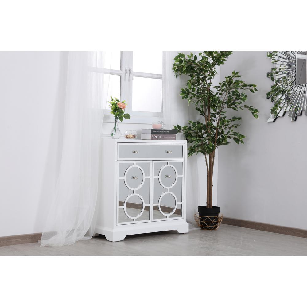 32 in. mirrored cabinet in white. Picture 2