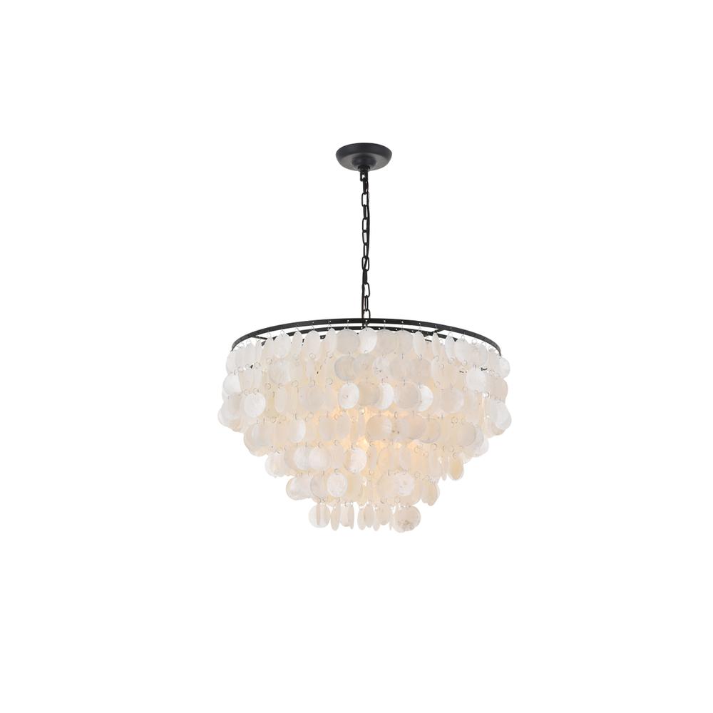 Selene 6 light Black Pendant. Picture 5
